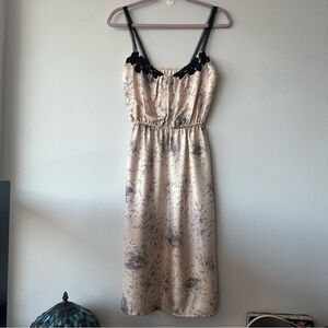 Twelfth Street by Cynthia Vincent Silk Floral Print Dress